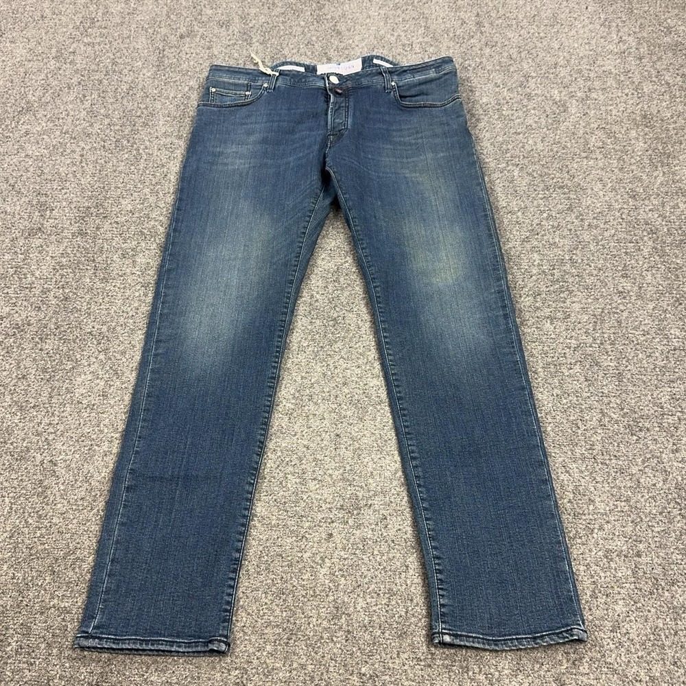 Jacob Cohen Jeans Mens 40X34 Blue Regular straight comfort Stretch Denim MJ688